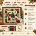 🎄 Christmas Cross Stitch Kit