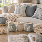 Coastal Tea Light Candle Holders Set of 3