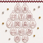 🧵 DIY Oval Embroidery Ornament Kit