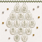 🧵 DIY Oval Embroidery Ornament Kit