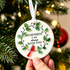 Always With You Sea Glass Ornament