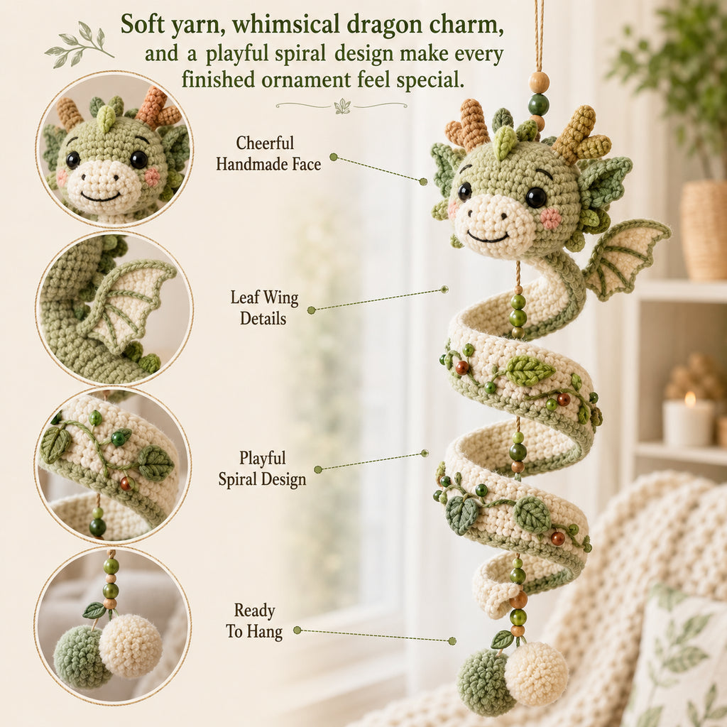 🐉 DIY Dragon Spiral Hanging Ornament Kit