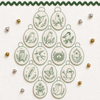 🧵 DIY Oval Embroidery Ornament Kit