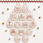 🧵 DIY Oval Embroidery Ornament Kit