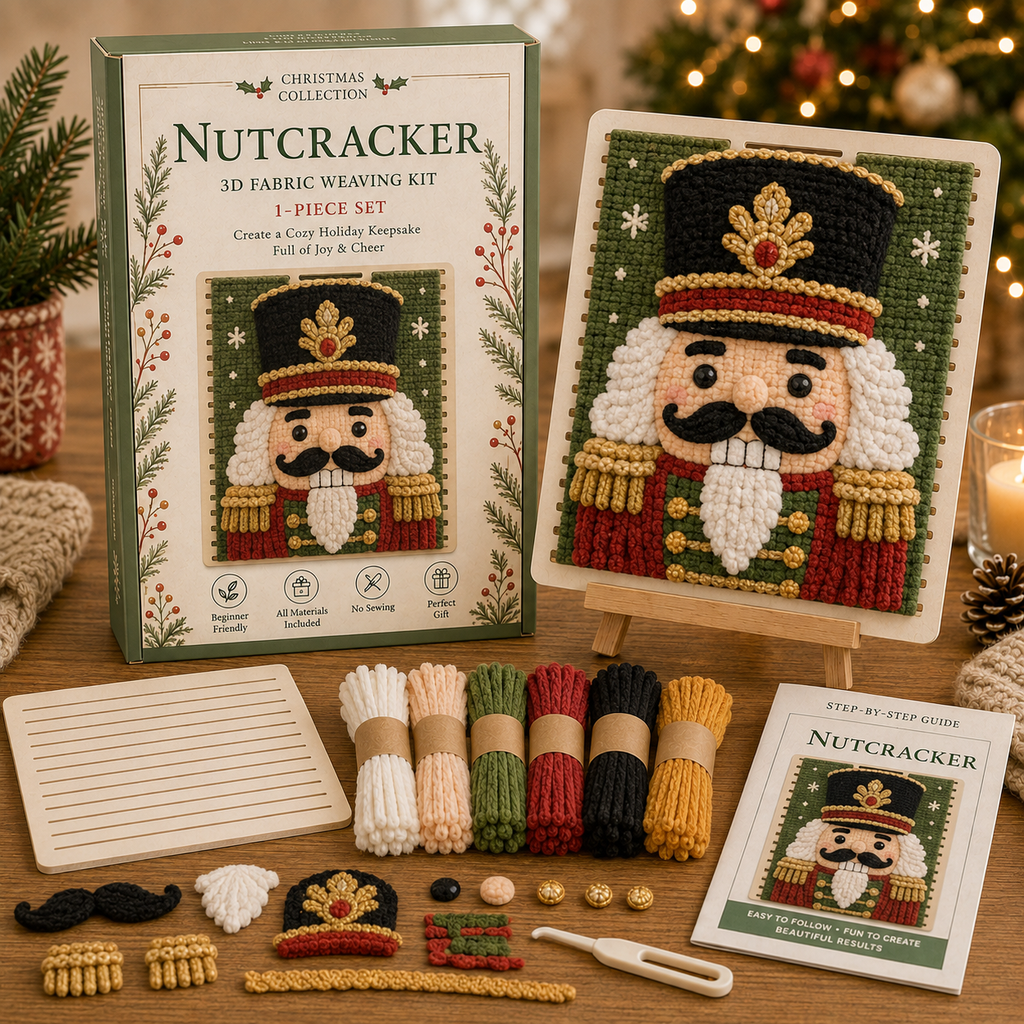 🎄 3D Christmas Fabric Weaving Kit