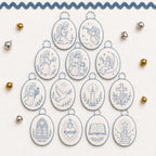 🧵 DIY Oval Embroidery Ornament Kit
