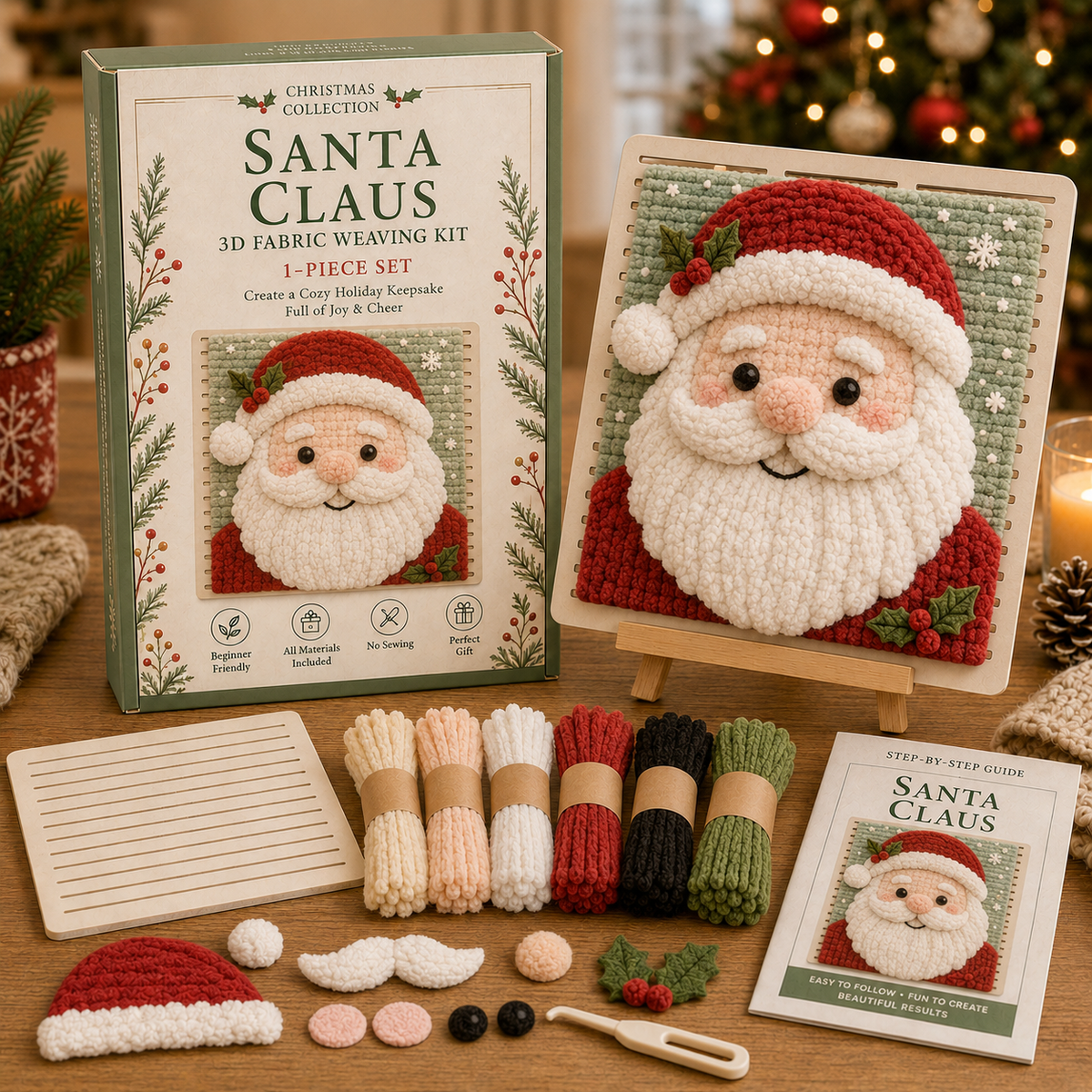 🎄 3D Christmas Fabric Weaving Kit