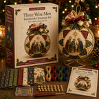⛪ Christmas Nativity Patchwork Ornament DIY Kit
