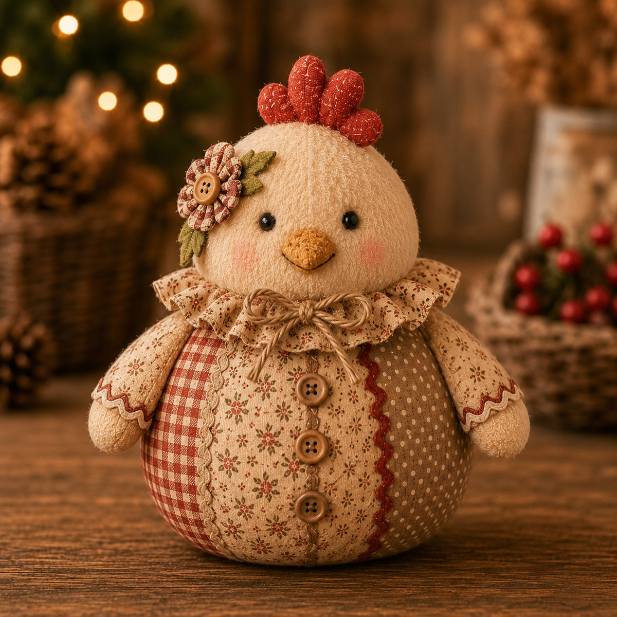 🐑 Farm Animals Fabric Doll DIY Kit