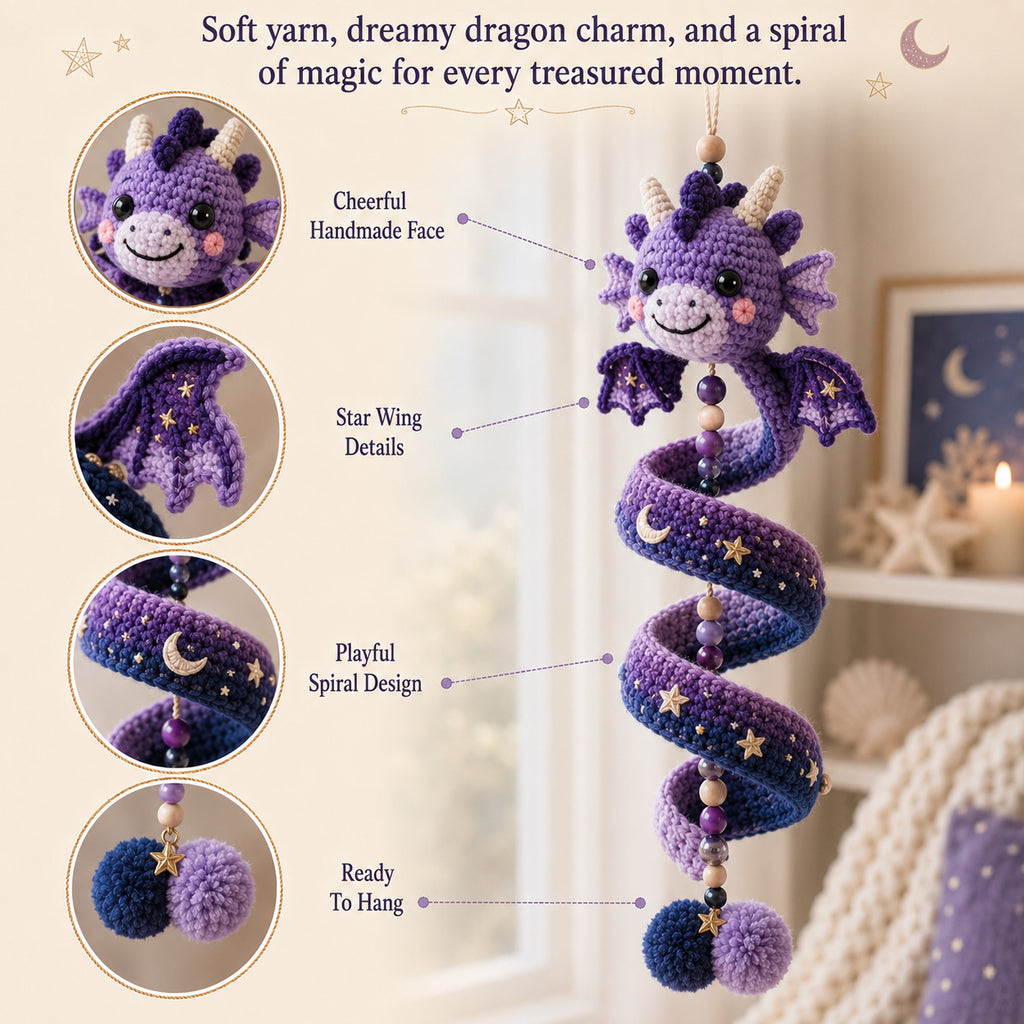 🐉 DIY Dragon Spiral Hanging Ornament Kit
