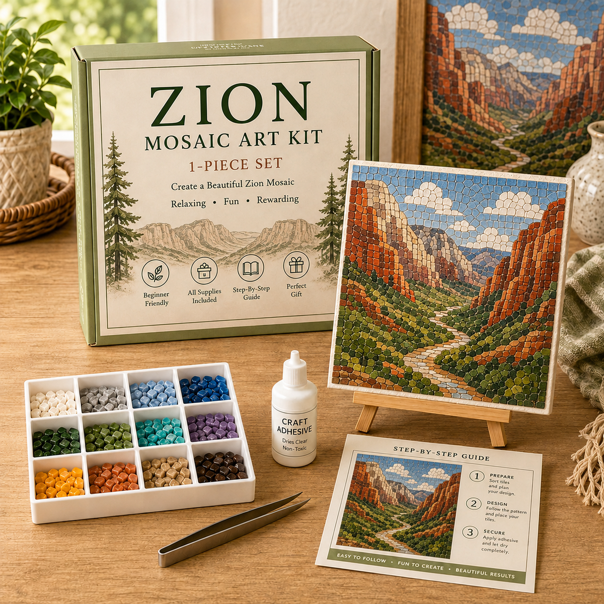 🏞️ America’s National Parks Sea Glass Art Kit
