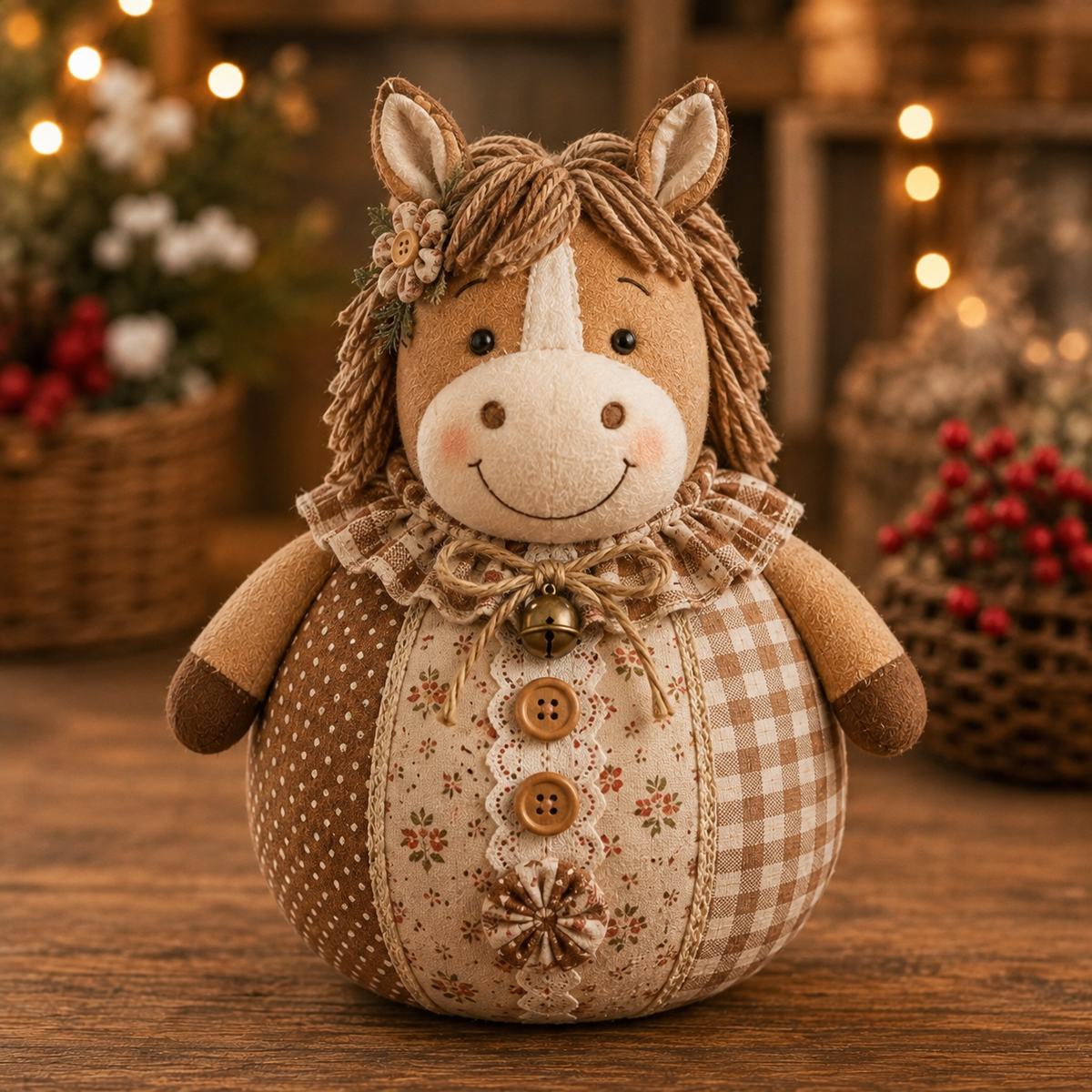 🐑 Farm Animals Fabric Doll DIY Kit