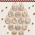 🧵 DIY Oval Embroidery Ornament Kit