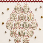 🧵 DIY Oval Embroidery Ornament Kit