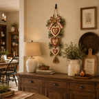 Vintage Farmhouse Layered Heart Wall Hanging