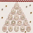 🧵 DIY Oval Embroidery Ornament Kit
