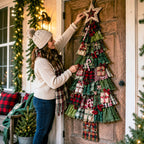Beginner-Friendly DIY Oversized Patchwork Christmas Tree Door Hanging Kit | Complete Kit with All Tools & Step-by-Step Guide Included