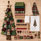 Beginner-Friendly DIY Oversized Patchwork Christmas Tree Door Hanging Kit | Complete Kit with All Tools & Step-by-Step Guide Included