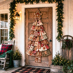 Beginner-Friendly DIY Oversized Patchwork Christmas Tree Door Hanging Kit | Complete Kit with All Tools & Step-by-Step Guide Included