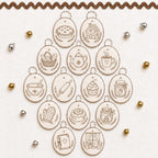 🧵 DIY Oval Embroidery Ornament Kit