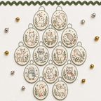🧵 DIY Oval Embroidery Ornament Kit