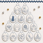 🧵 DIY Oval Embroidery Ornament Kit