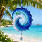 Ocean Wave Crochet Wind Spinner Diy Kit