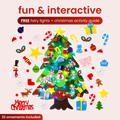 🎄Interactive Felt Christmas Tree for Kids🎄