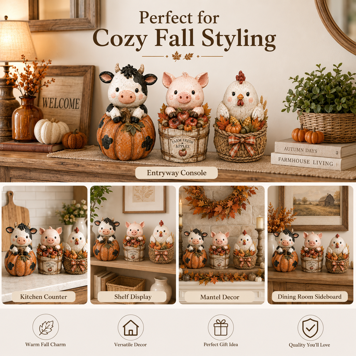 Little Harvest Farm Friends – Set of 3