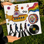 DIY Fab Four Rhinetone Commemorative Edition Canvas Art Kit